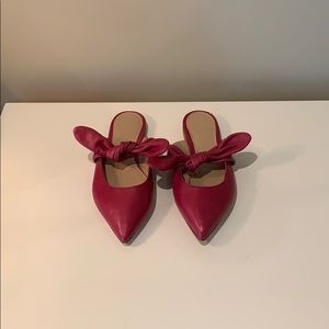 M.Gemi pink calf leather mules